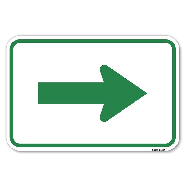 Signmission Safety Sign, 12 in Height, Aluminum, 18 in Length, 24337 A-1218-24337 - main